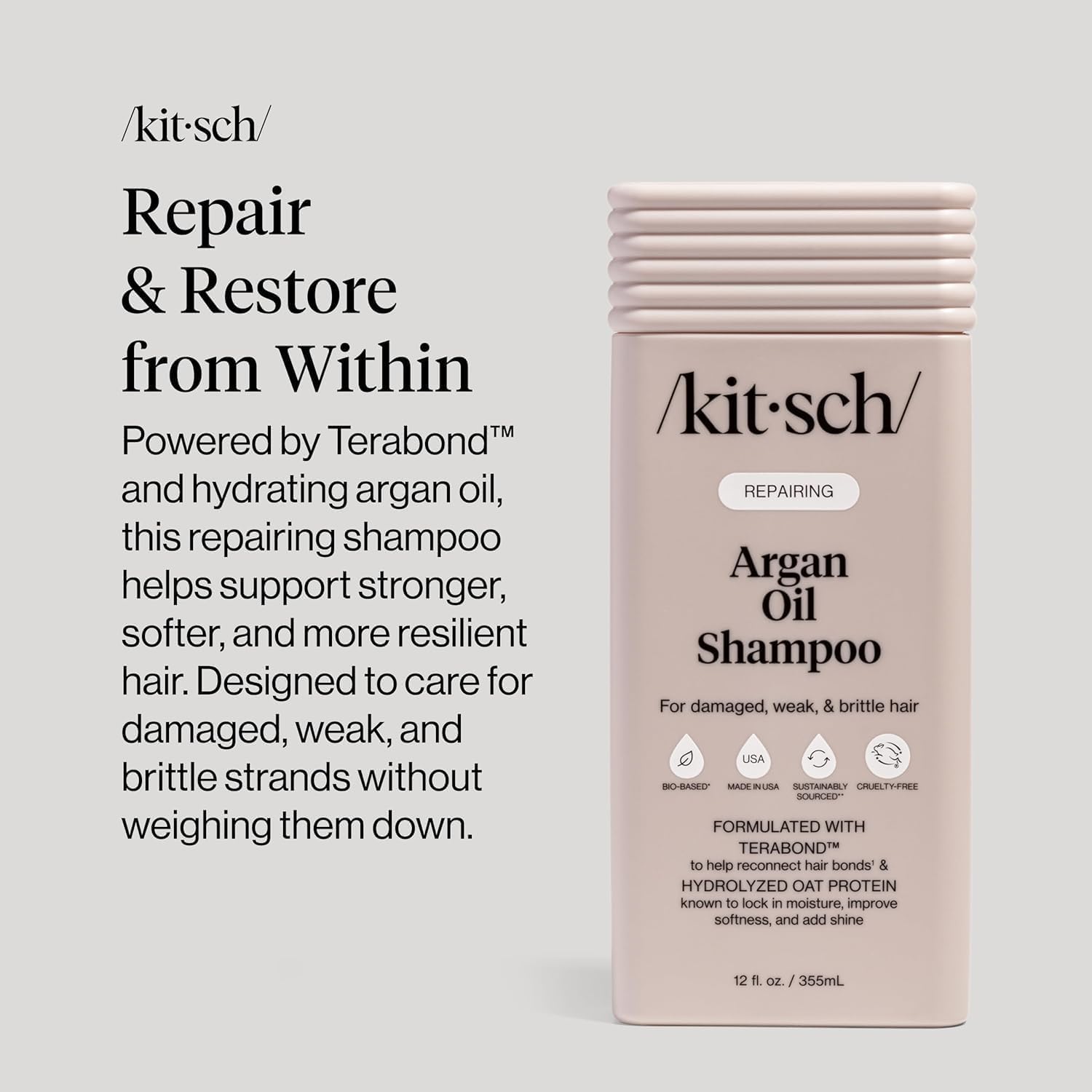 Kitsch_Repairing_Argan_Oil_Shampoo_for_Women_&_Men_w/Terabond™_–_Argan_Oil_for_Hair,_Repairs_&_Renews_Damaged,_Weak,_&_Brittle_Hair_–_Silicone,_Paraben_&_Sulfate_Free_Shampoo_for_Hair_Care_–_12.3_oz