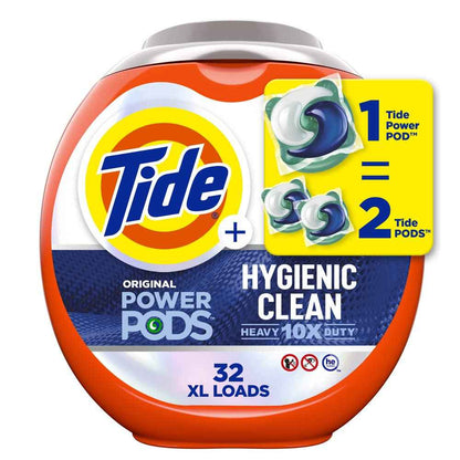 Tide Hygienic Clean Power PODS Laundry Detergent Pacs, Removes Visible and Invisible Dirt