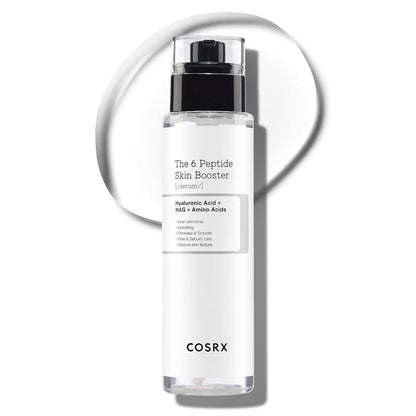 COSRX_6X_Peptide_Collagen_Skin_Booster_Toner_Serum_for_Dull_&_Uneven_Skin,_Preps_Skin_with_Copper_Peptides,_GHK-Cu,_Skin_Renewal_Boosting_Facial_Essence,_Korean_Skin_Care,_5.07_oz,_Mothers_Day_Gifts