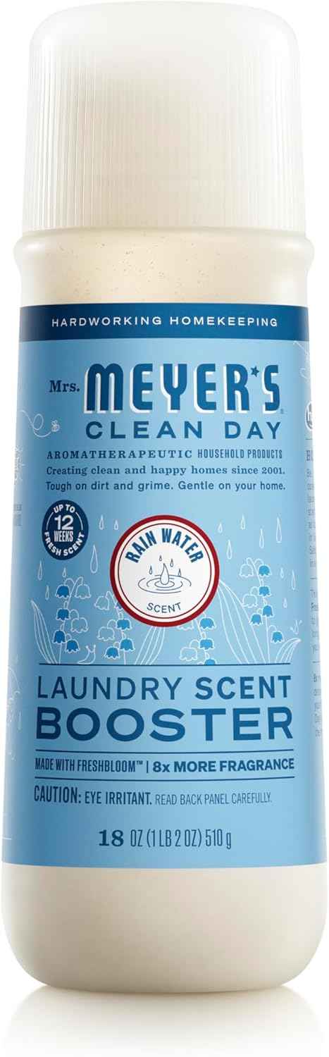 Mrs. Meyer's Clean Day Laundry Scent Boosters, Rain Water Scent, 18oz
