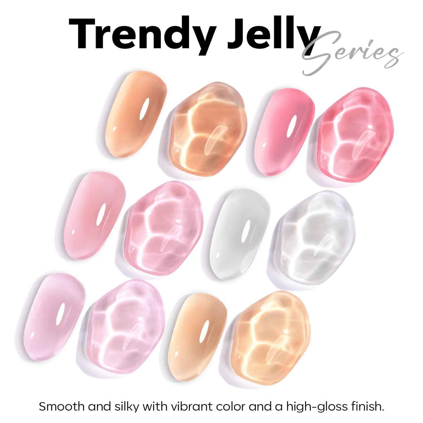 modelones Gel Nail Polish Nail Polish Natural Color Translucent Soak Off LED Clear Coat Soap Nails Art White French Gel Polish 15ml