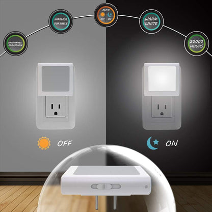 MAZ-TEK_Plug_in_Led_Night_Light_with_Auto_Dusk_to_Dawn_Sensor,Adjustable_Brightness_Cool_White_Lights_for_Hallway,Kids_Room,_Kitchen,_2_Pack