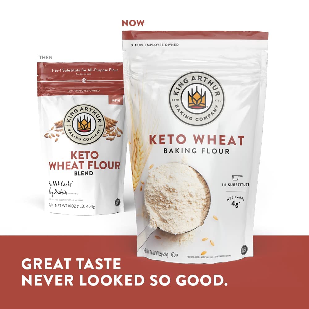 King_Arthur_Keto_Wheat_Baking_Flour:_1:1_All-Purpose_Flour_Substitute,_1_lb_(Pack_of_1)_-_Low-Carb_Baking_Solution_for_Bread_&_More,_Non-GMO,_Resealable_Bag_-_Perfect_for_Keto_Diet_&_Reduced_Carb_Intake