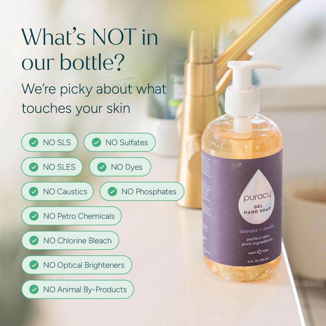Puracy_Organic_Hand_Soap,_Professional_Hand_Washers_We've_All_Become,_Moisturizing_Natural_Gel_Hand_Wash_Soap,_Liquid_Hand_Soap_Refills_for_Soft_Skin_(Refill_Lavender_&_Vanilla,_48_Ounce)