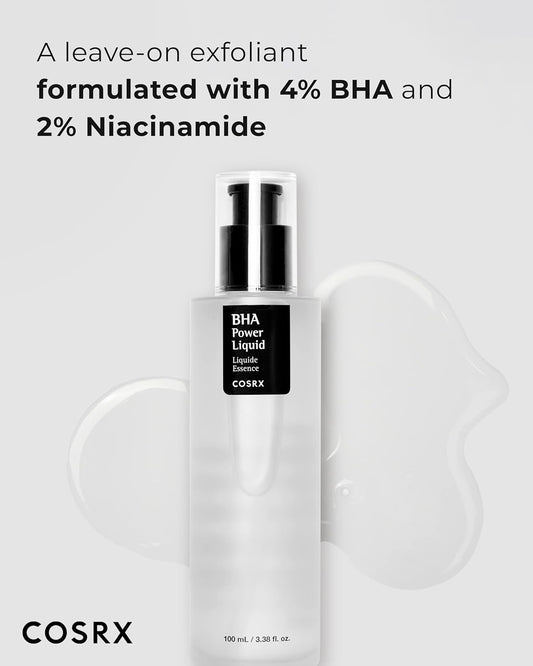 COSRX_Niacinamide_2%_+_BHA_4%_Blackhead_Exfoliant_Toner_3.38_fl.oz_/_100ml,_Korean_Toner,_Blackhead_Remover,_Pore_Minimizer_for_Enlarged_Pores,_for_All_Skin_Types,_Korean_Skin_Care