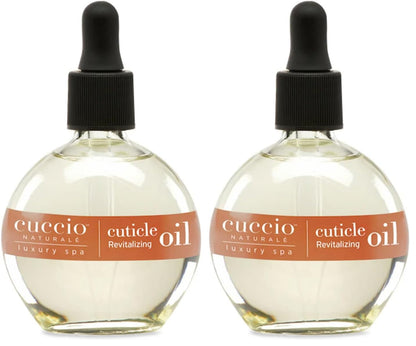 Cuccio Naturale Revitalizing - Hydrating Oil For Repaired Cuticles Overnight - Remedy For Damaged Skin And Thin Nails - Paraben And Cruelty-Free Formula - Vanilla Bean And Sugar - 2.5 Oz (Pack of 2)