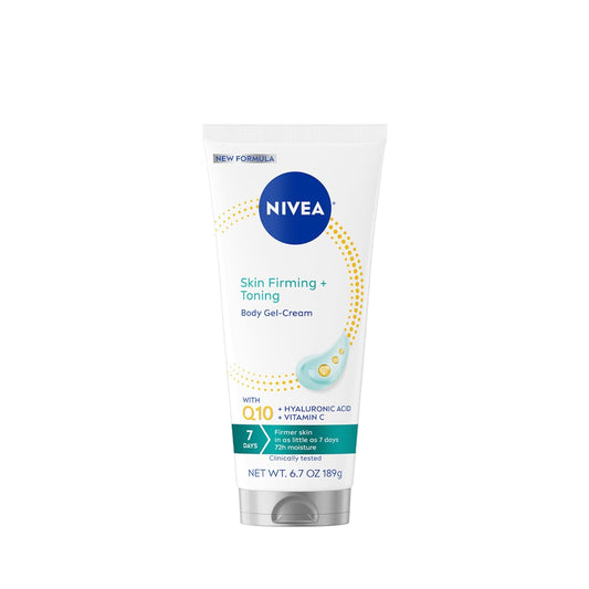 NIVEA_Skin_Firming_&_Toning_Body_Gel_Cream_with_Q10,_Hyaluronic_Acid_and_Vitamin_C,_Clinically_Tested_Skin_Firming_&_Toning_Cream,_72-Hour_Moisture,_6.7_Oz_Tube