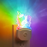 Night Lights Plug Into Wall [2 Pack], Amber Warm Night Light, 1800K, Dusk to Dawn Sensor, Adjustable Brightness LED Night Light for Bathroom, Hallway, Stairway