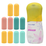 8 Pack Silicone Bottle Covers, Travel Essentials for Women Men, Travel Size Toiletries, Cruise Ship Essentials, Accessories Luggage, Travel Must Haves, Elastic Sleeves for Leak Proofing
