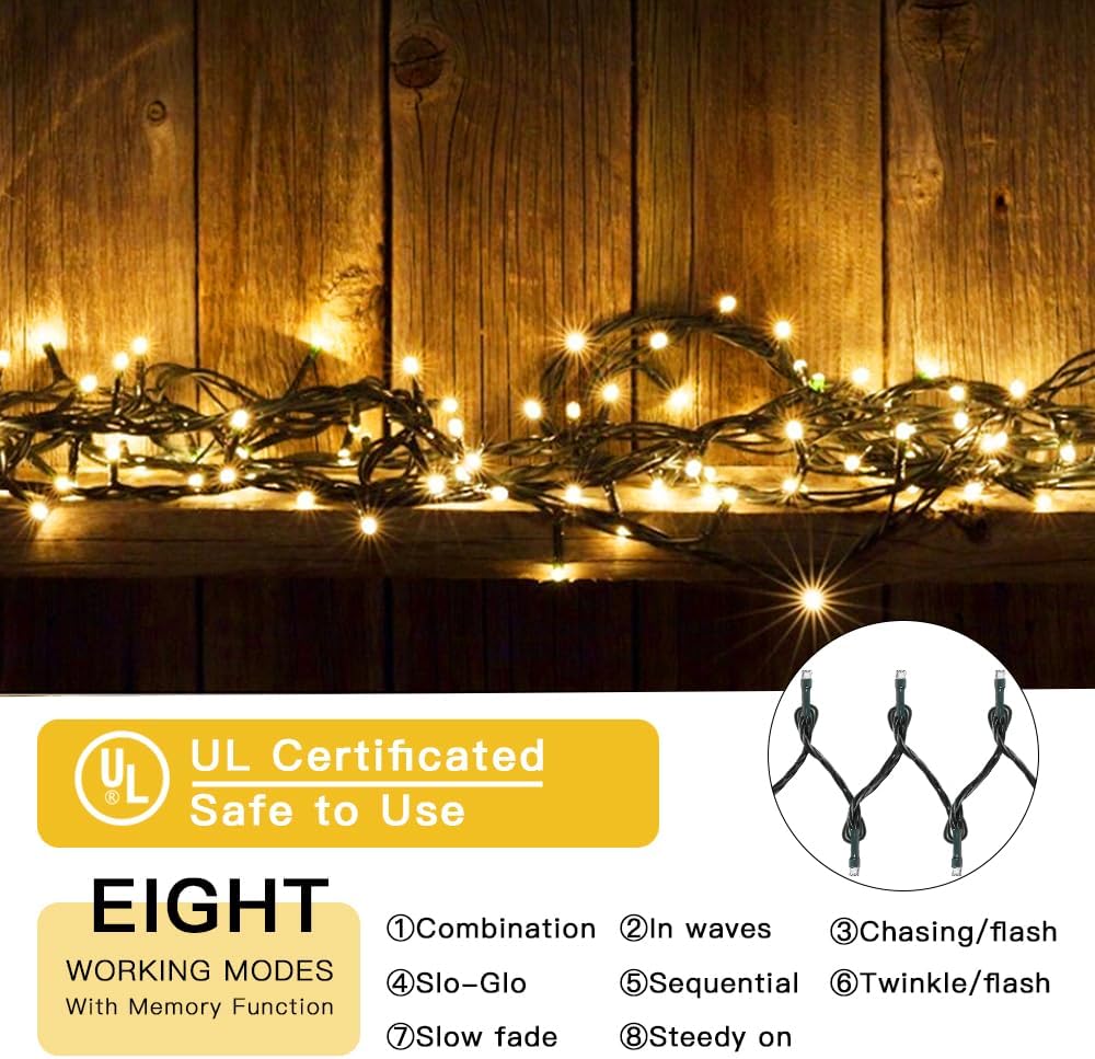 LetsFunny_300_LED_Christmas_String_Lights_with_8_Lighting_Modes,_108FT_-_UL_Certified_Outdoor_&_Indoor_Fairy_Lights_for_Tree,_Patio,_Garden,_Party,_Wedding,_Halloween,_Holiday_Christmas_Decorations