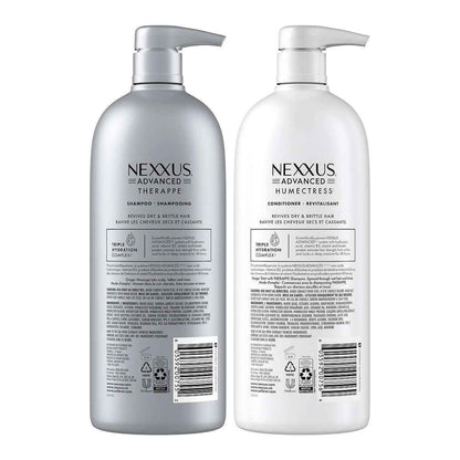 Nexxus THERAPPE and HUMECTRESS Advanced Hydration Shampoo and Conditioner for Dry Hair for Advanced Hydration 32 fl oz 2 Pack