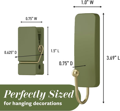 Command_Mixed_Hooks_Pack,_10_Sage_Hooks,_12_Strips_(2_Medium_Hooks,_8_Spring_Clips),_Wall_Hooks_for_Hanging_Christmas_Decorations