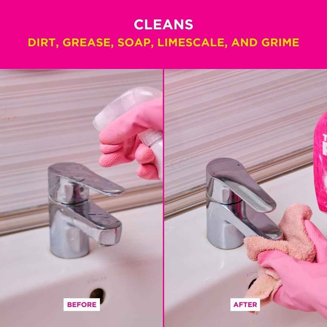 Stardrops - The Pink Stuff - Miracle Bathroom Foam Cleaner 750ml - Baths, Tiles, Soap Scum, Limescale, Streak Free