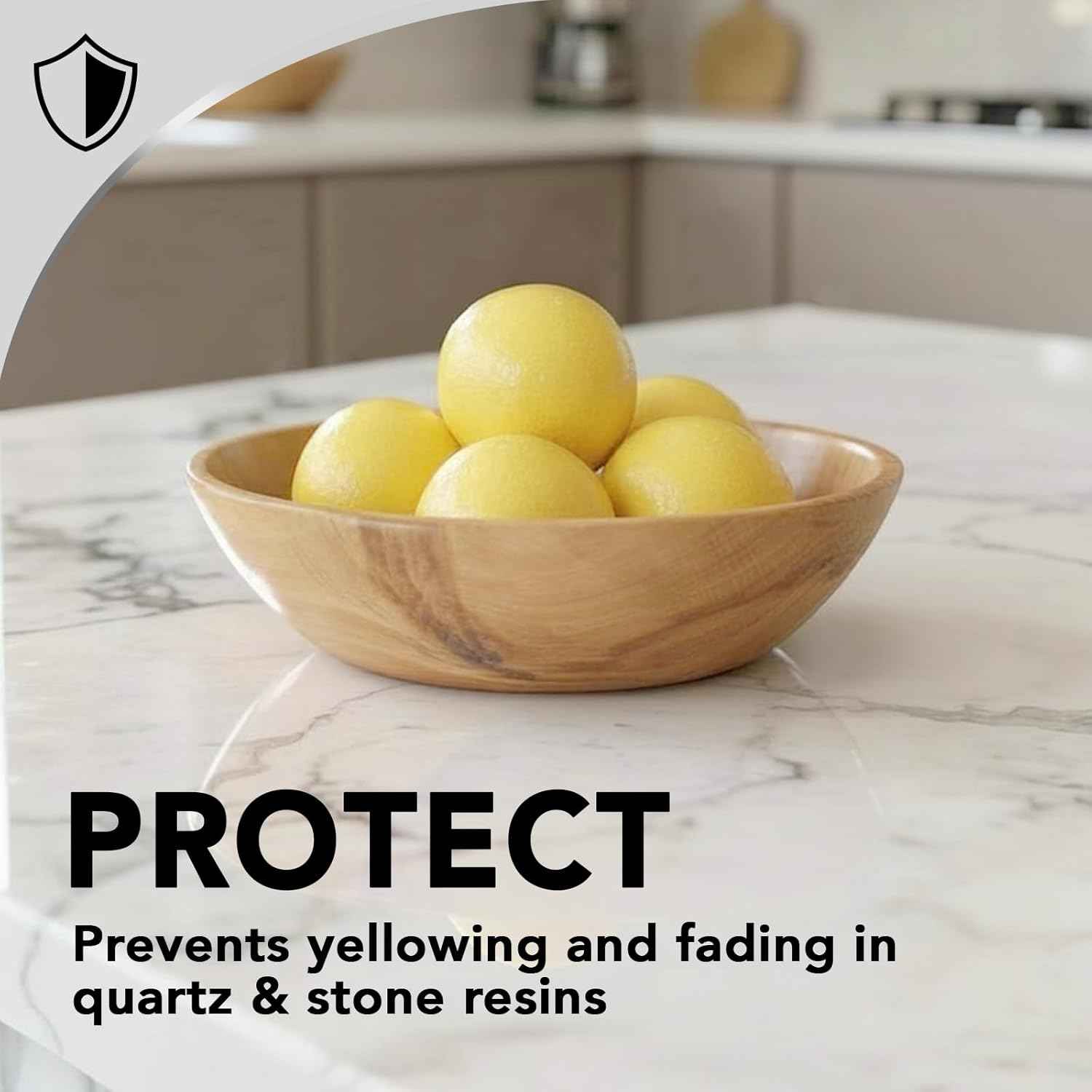 Weiman Quartz Countertop Cleaner and Polish - Clean and Shine Your Granite, Marble Countertops, Kitchen Island, and Stone Surfaces with UV Anti-Fade Protection, Citrus, 24 Ounce with Microfiber Cloth