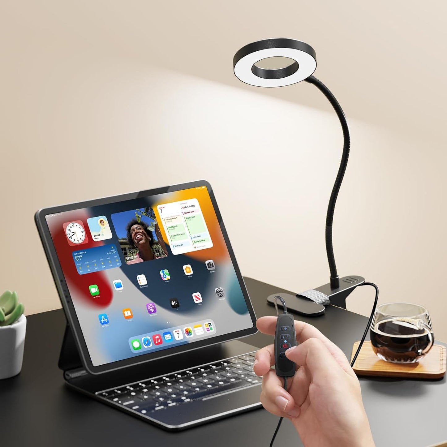 LED_Desk_Lamp_Clip_on_Light_with_3_Color_Modes_10_Brightness_Ring/Clamp_Light_360°_Adjustable_Neck_Dimmable_Eye_Protection_Desk_Lamps_for_Home_Office