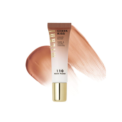 Milani Cheek Kiss Liquid Blush Makeup, Lightweight, Blendable &amp;amp; Buildable for Radiant Flushed Cheeks, Skin-Loving Formula - Nude Flush