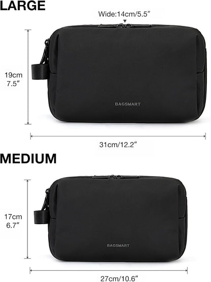 BAGSMART_Toiletry_Bag_for_Men,_Travel_Toiletry_Organizer_Dopp_Kit_Water-resistant_Shaving_Bag_for_Toiletries_Accessories,_Door_Room_Essentials,_Black-medium