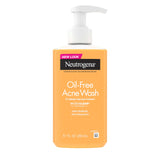 Neutrogena Oil-Free Acne Face Wash - Facial Cleanser with Salicylic Acid, Daily Cleanser for Oily & Acne-Prone Skin, Clears & Helps Prevent Breakouts, Clear Formula, 9.1 fl. oz. Bottle