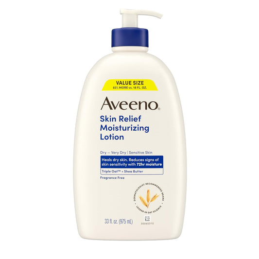 Aveeno_Skin_Relief_Moisturizing_Lotion_Heals_Very_Dry,_Sensitive_Skin,_Fast-Absorbing_Body_Lotion_with_Triple_Oat_&_Shea_Butter,_Fragrance_Free,_Non-Comedogenic,_Value_Size,_33_fl._oz