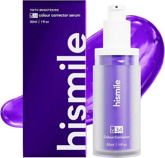 Hismile_v34_Colour_Corrector,_Tooth_Stain_Concealer,_Teeth_Whitening_Booster,_Purple_Toothpaste,_Color_Correcting_Technology,_V34,_Tooth_Colour_Corrector