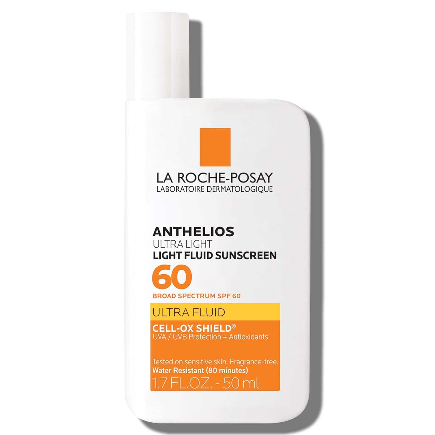 La_Roche-Posay_Anthelios_Light_Fluid_Facial_Sunscreen_SPF_60,_Lightweight_Sunscreen_For_Face,_Fluid_Texture,_Broad_Spectrum_SPF_+_Antioxidants,_Oil_Free_&_Oxybenzone_Free,_Travel_Size_1.7_Fl._Oz.
