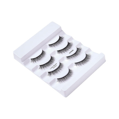 KISS_Lash_Couture_Faux_Mink_False_Eyelashes_Multipack,_‘Little_Black_Dress’,_12mm,_Multiple_Lengths,_Reusable,_Cruelty_Free,_Vegan,_Exclusive_knot-free_lash_band,_4_Pairs