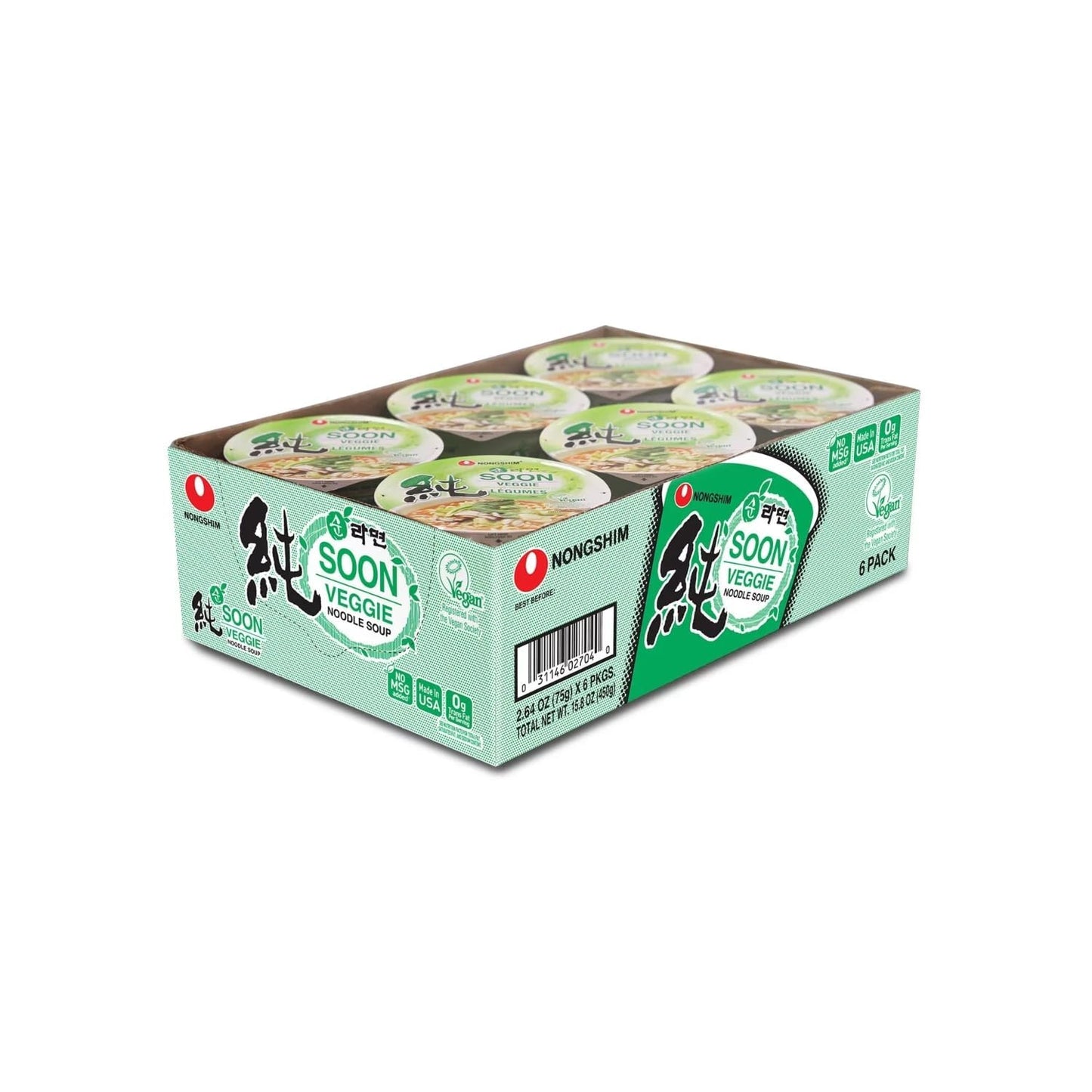 Nongshim_Soon_Cup_Noodle_Soup,_Veggie,_2.6_Ounce_(Pack_of_6)