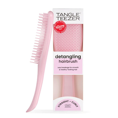 Tangle Teezer Ultimate Detangler Brush for Wet &amp;amp; Dry Hair, Eliminates Knots &amp;amp; Reduces Breakage for Straight to Wavy Hair Types, Millennial Pink
