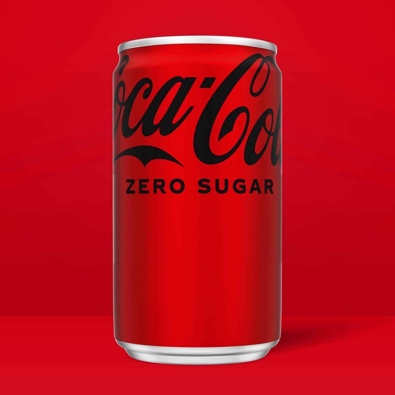 Coke Zero Sugar Mini-Can 7.5 fl oz, 6 Pack (Package May Vary)