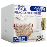 The Clean People Laundry Detergent Sheets - Laundry Soap - Ultra Concentrated, Recyclable Packaging, Stain Fighting