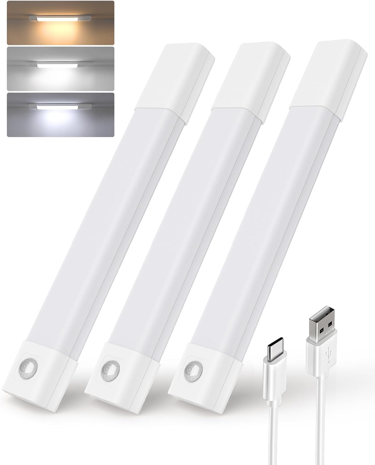 EZVALO_3_Pack_7”_Motion_Sensor_Light_Indoor,_Wireless_Under_Cabinet_Lighting,_30_LED_Rechargeable_Closet_Lights,_Dimmable,_3_Color_Temperatures,_Counter_Lights_for_Wardrobe,_Pantry,_Bedroom,_Kitchen