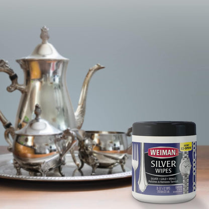 Weiman_Jewelry_Polish_Cleaner,_Tarnish_Remover_Wipes_-_20_Count_-_Use_on_Silver_Jewelry_Antique_Silver_Gold_Brass_Copper_and_Aluminum