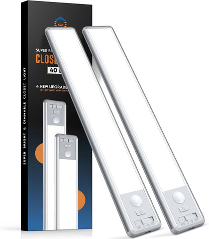BLS_10inch_Under_Cabinet_Lights,_40_LED_Closet_Lights,_Motion_Sensor_Light_Indoor,_Battery_Operated_Lights,_1800mah_USB_C_Rechargeable_Under_Cabinet_Lighting,_Magnetic_Night_Light_for_Kitchen_(2_Pack)