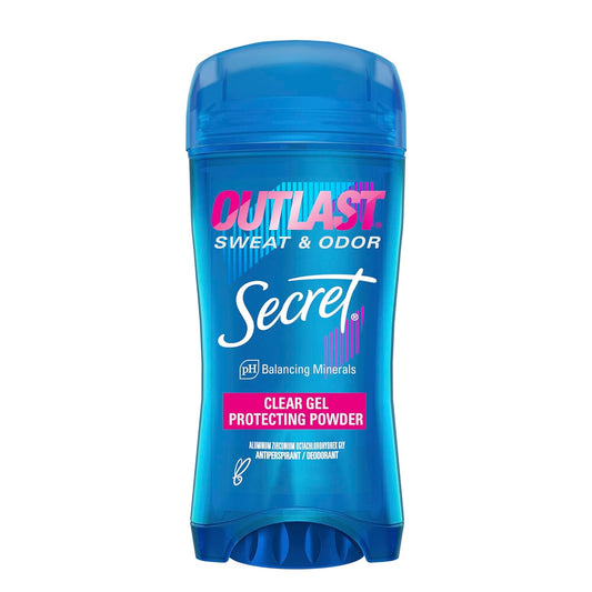 Secret_Outlast_Antiperspirant_Deodorant_for_Women,_Clear_Gel,_72hr_Sweat_and_Odor_Protection,_PH_Balancing_Minerals,_Long_Lasting_Underarm_Deodorant_Gel,_Protecting_Powder_Scent,_2.6_oz