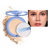 Gagk Matte Perfection Pressed Powder, Waterproof Face Powder, Summer Oil Control Setting Powder, Lightweight Facial Makeup for Soft Focus Finish(#02 NATURAL BEIGE)