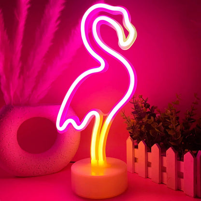 Pink_Flamingo_LED_Neon_Light_Sign_for_Bedroom_&_Girls_Room_Decor_-_USB/Battery_Operation_Night_Lights_with_Pedestal