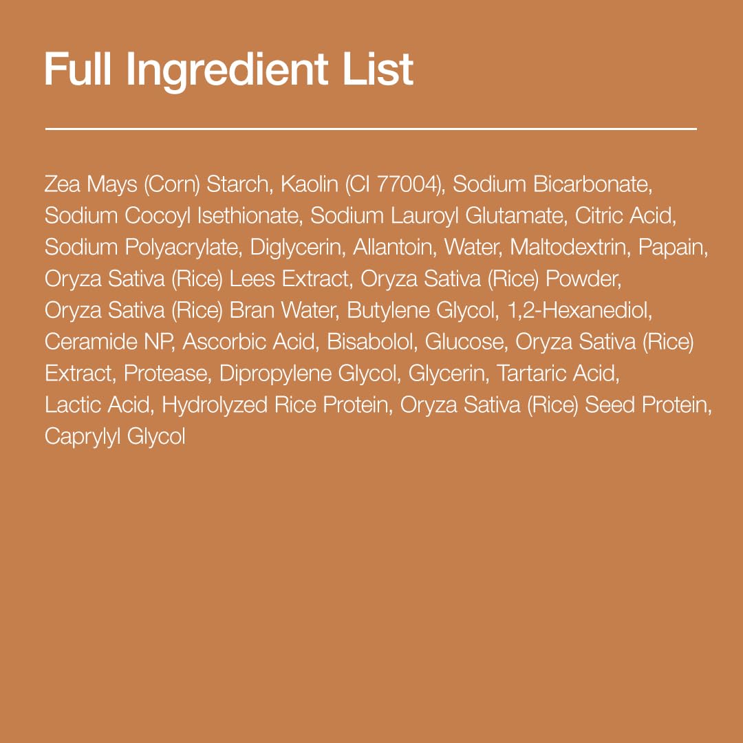 ANUA_Rice_Enzyme_Brightening_Cleansing_Powder,_Exfoliating_Powder-to-Foam_Cleanser,_Smooth_Texture_&_Clarity,_Hydrating_&_Gentle_Formula,_Korean_Skincare,1.41_fl.oz