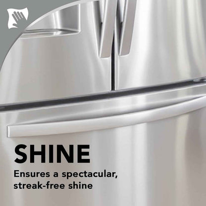 Weiman Stainless Steel Cleaner & Polish Kit, 3 Piece - Spray, Wipes & Cloth, Anti-Fingerprint, Removes Grease, Water Spots, Streaks & Residue, Polishing Cleaner Safe for Appliances, Sinks & Grills