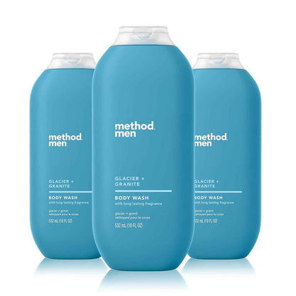 Method Men Body Wash, Paraben and Phthalate Free, Quick-Lathering Cleansers, Cruelty Free