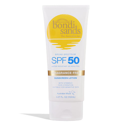 Bondi_Sands_Fragrance_Free_Sunscreen_Body_Lotion_SPF_50_|_Hydrating_Broad_Spectrum_Protection,_Sheer,_Water_Resistant_|_5.07_Oz/150_mL