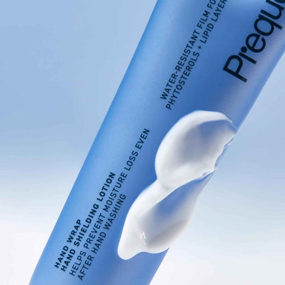 Prequel Skin Hand Wrap, Hand Cream for Dry Cracked Hands. Deep Nourishing Moisturizing Formula. Non-Greasy Balm for Women and Men. Unscented Skincare with Moisture Lock Formula. 3.4oz