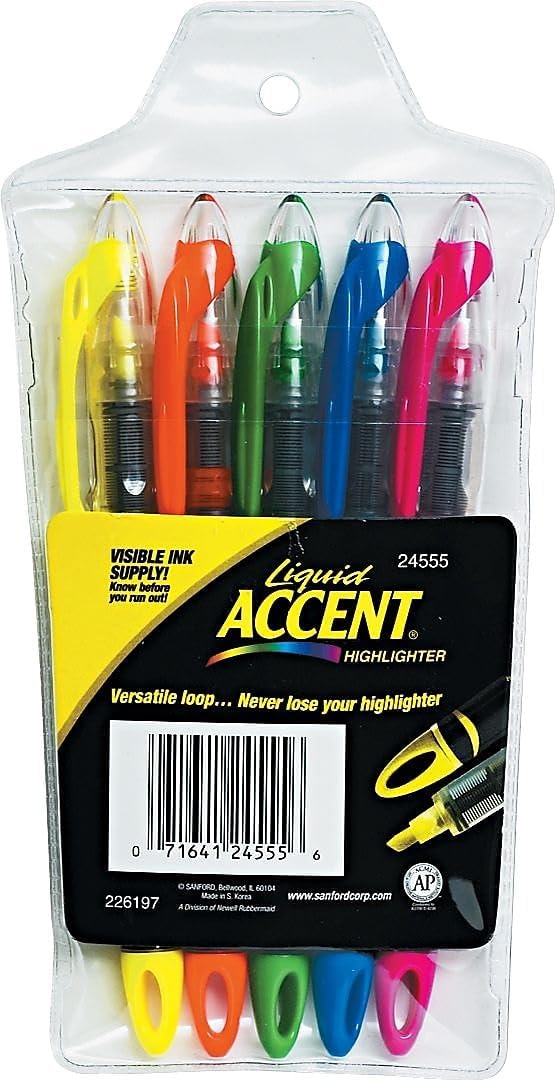 Sharpie_Liquid_Highlighters,_Chisel_Tip,_5_Count_-_Office,_Classroom,_Desk,_School_Supplies