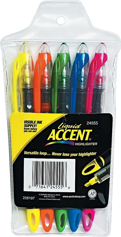Sharpie_Liquid_Highlighters,_Chisel_Tip,_5_Count_-_Office,_Classroom,_Desk,_School_Supplies