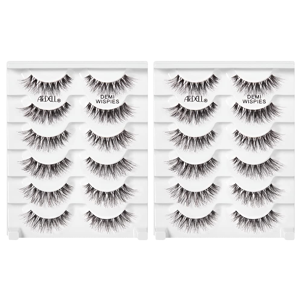 Ardell_Wispy_False_Eyelashes_for_Everyday_Wear,_Flared_Demi_Wispies_Strip_Design_with_Seamless_Invisiband,_Medium_Volume,_12_Pairs