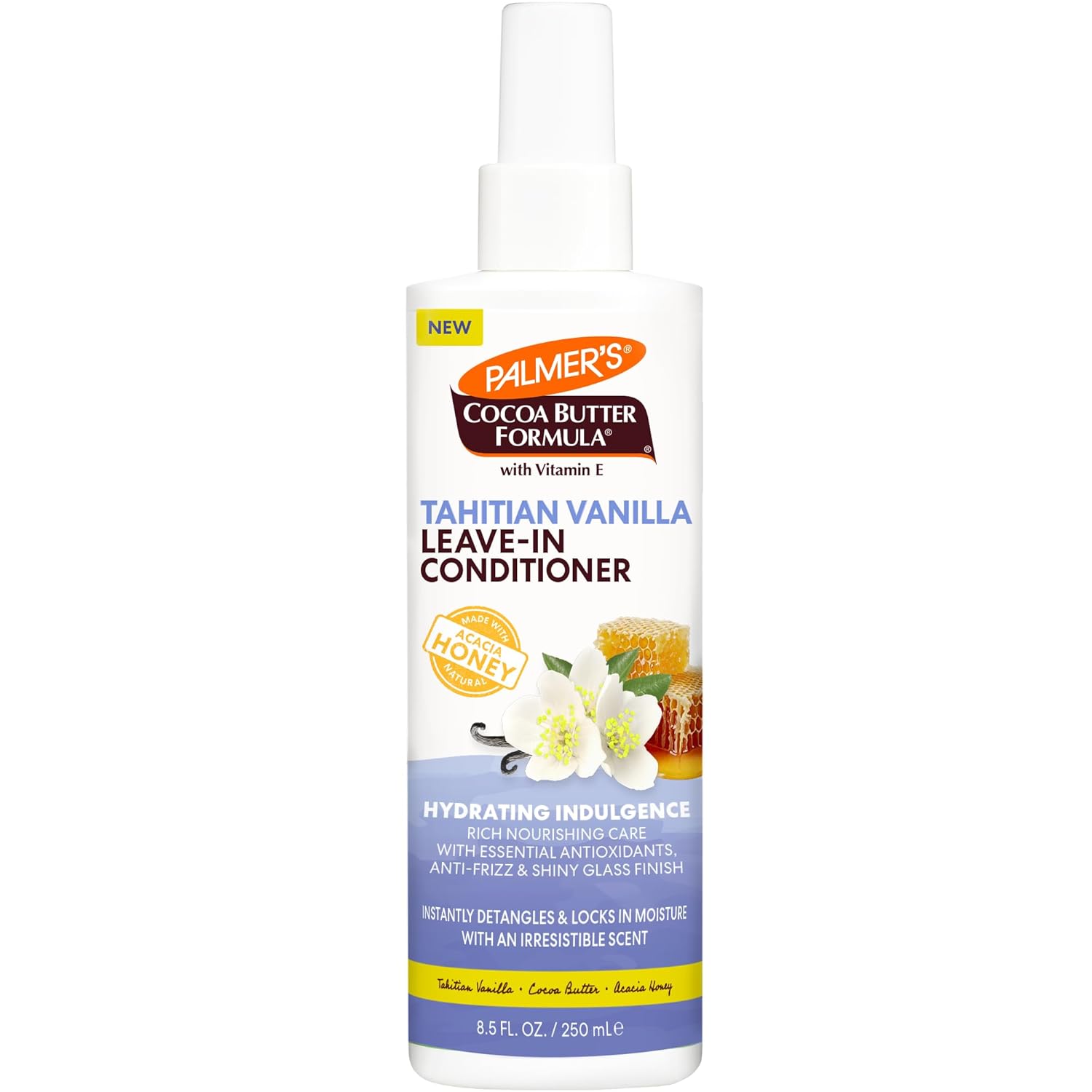 Palmer's_Cocoa_Butter_Formula,_Tahitian_Vanilla_Leave_In_Conditioner_Spray,_(8.5_Fl_Oz),_Hydrating_Hair_Detangler_with_Acacia_Honey_&_Vitamin_E,_Heat_Protectant,_Frizz_Control_&_Long-Lasting_Moisture