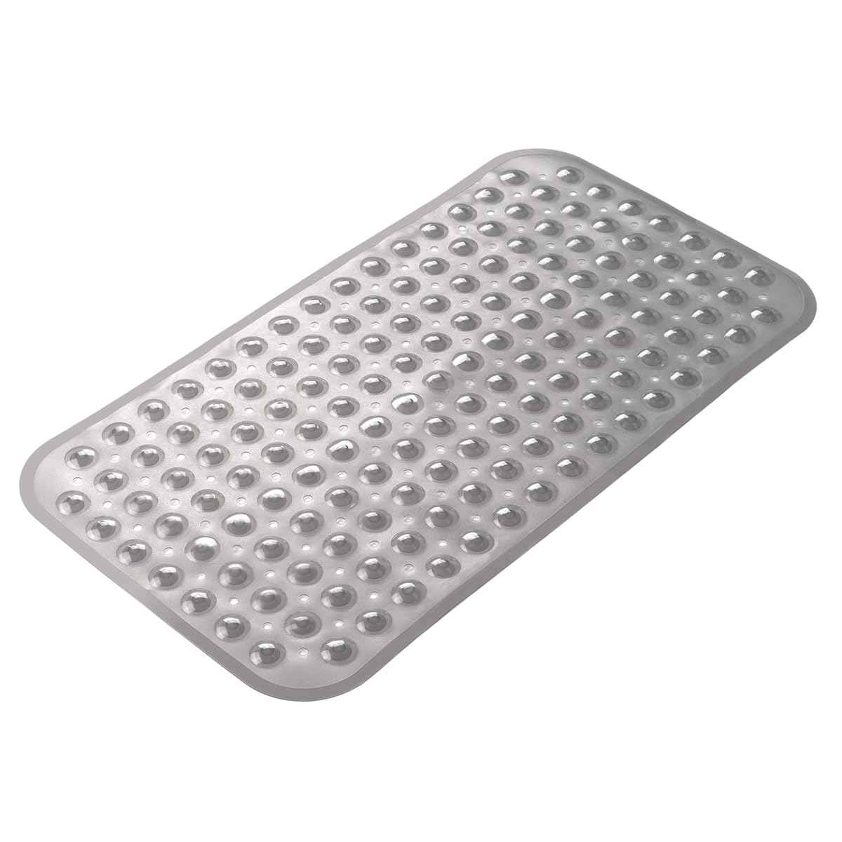 AmazerBath Bath Tub Mat, Medium Size 27.6 x 15 Inches Non-Slip Shower Mats with Suction Cups and Drain Holes, Bathroom Bathtub Mats Machine Washable