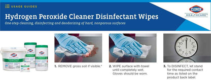 Clorox Healthcare Hydrogen Peroxide Cleaner Disinfectant Wipes