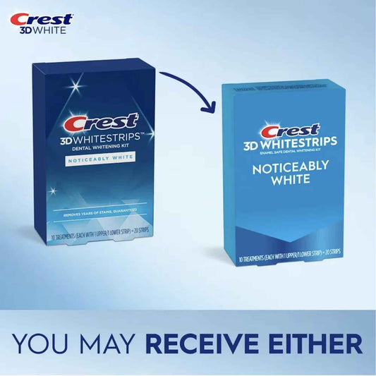 Crest 3D Whitestrips, Noticeably White, Teeth Whitening Strip Kit