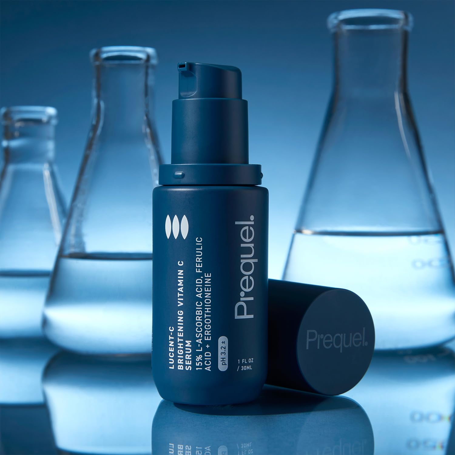 Prequel_Skin_Lucent-C,_Vitamin_C_Serum_for_Face._Professional_Facial_L-Ascorbic_Acid,_Ferulic_Acid_Formula_with_Niacinamide._Clinical_Skincare_for_Luminous_Firm_Skin._1oz_Pump