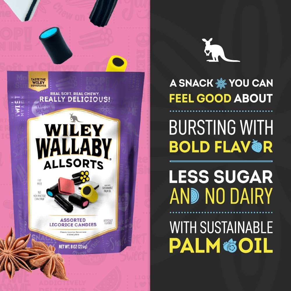 Wiley_Wallaby_8_Ounce_Allsorts_Gourmet_Australian_Style_Soft_&_Chewy_Assorted_Licorice_Candy_(1_Pack)